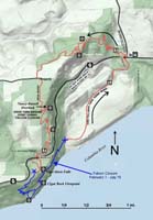 cape horn trail map