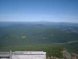 the view of Mt. Hood from the lookout site